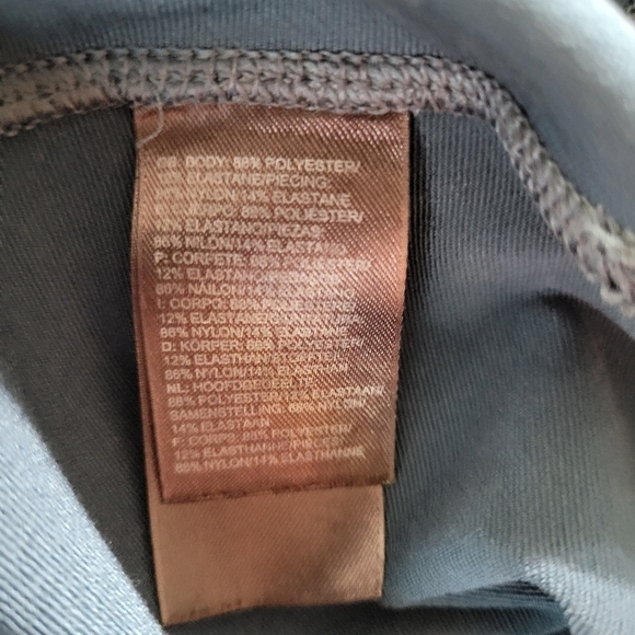 The North Face Women's Teal Cropped Athletic Pull-on Capri Leggings Size Medium - Picture 5 of 5